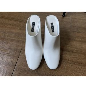 Senso Wynter White Mule - Size 9.5